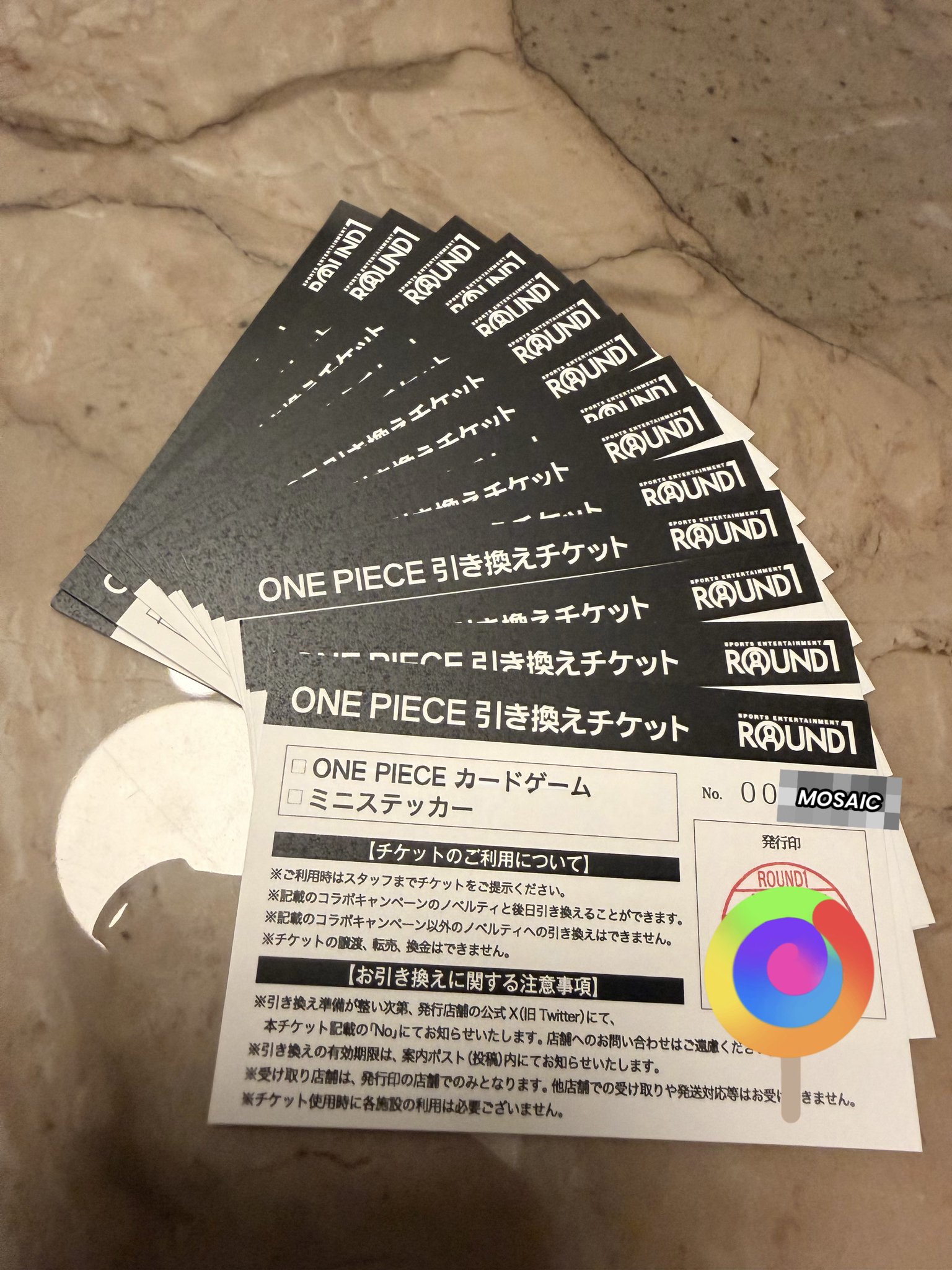 ONE PIECE カードゲーム ミニステッカー 引き換えチケット【即日発送】 HOmVIOkbUAA6Q8z.jpg:large