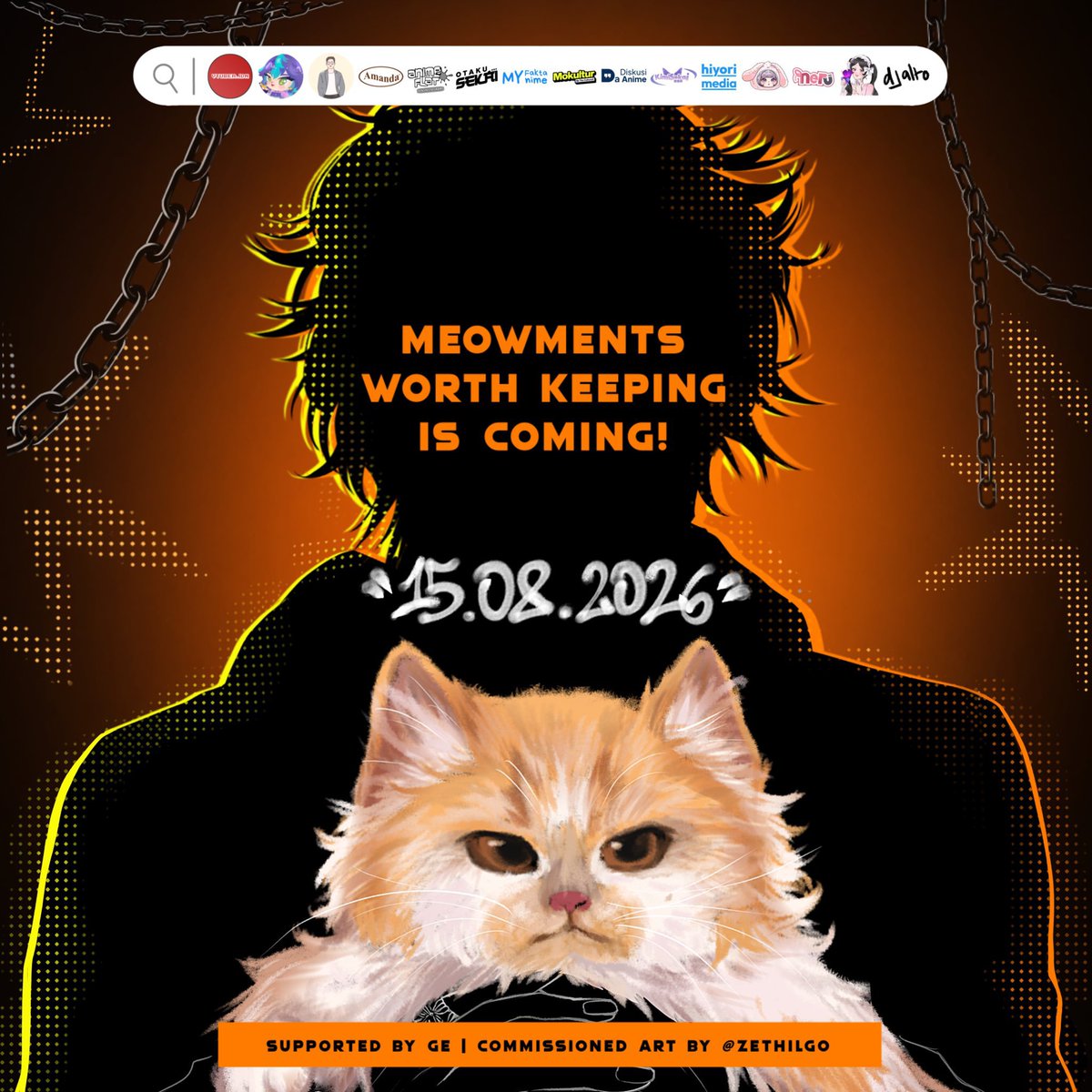 Littleflamigo__'s tweet photo. Calling all #Rieformasi

🐾 Meow-ments worth keeping are coming! 📸

Celebrating @rierushindou 's #R1eversary

15.08.2026

Supported by GE
Art by @zethilgo https://t.co/MD37Mo7zVv