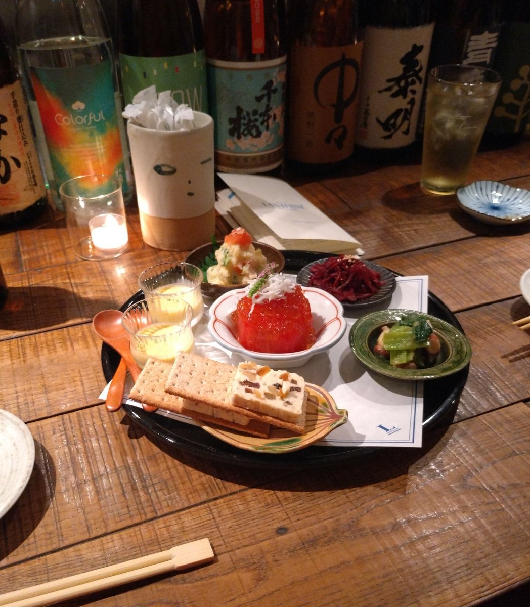 laflor_verde's tweet photo. 明太ポテサラに添えられた明太子全部もってかれたので、お皿の3分の2ほどあった残りのポテサラは全部もらいました。ギリトレード成立。 https://t.co/BwydJhpnlg