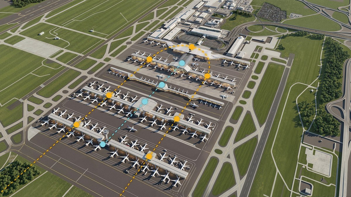 perksadvisor's tweet photo. Washington Dulles Airport Authority proposed major airport upgrade on the same scale as a LaGuardia.  The current Dulles Dulles without doubt is not a pleasant airport to use.  Maybe this will be the trick.  #airports https://t.co/JEC1eVMKCu