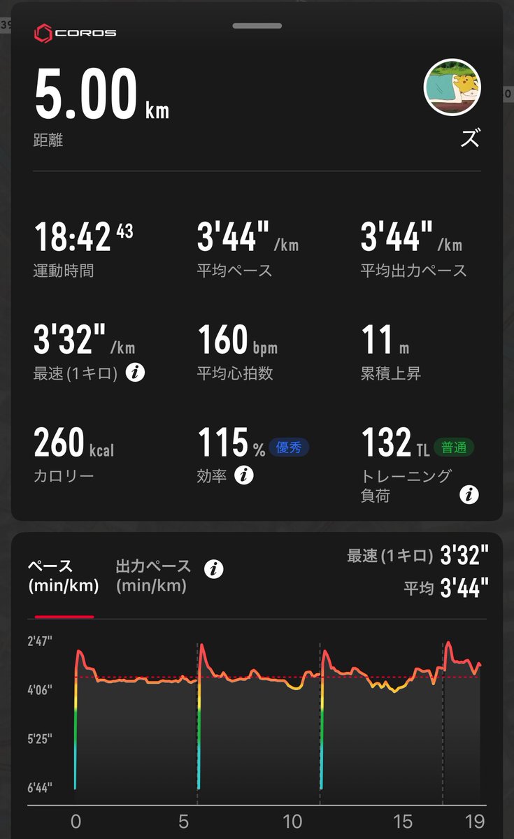 h_goooner's tweet photo. ・1,500m×3本のインターバル走
・刺激で500mを1本

ヴェイパーフライ4は踵の抜け感強くてアッパーで固定しなきゃいけなくて履きづらい。どうしようものか

#グナランニング部 https://t.co/NtZPdv24dc