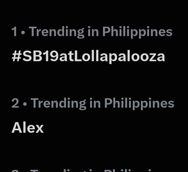 maria171819g's tweet photo. Trending 

@SB19Official #SB19 
#SB19atLollapalooza https://t.co/UHPU79V2VK