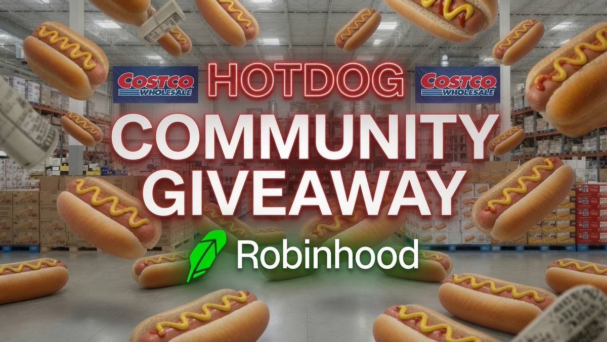 HOTDOGonRH's tweet photo. $100 giveaway 

10 winners will get $10 each 

How to enter: 

🌭 Follow @HOTDOGonRH
🌭 Tag 2 friends 
🌭 Join our Telegram group

Wieners picked in 72 hours 🌭 https://t.co/v4BBG66m0R
