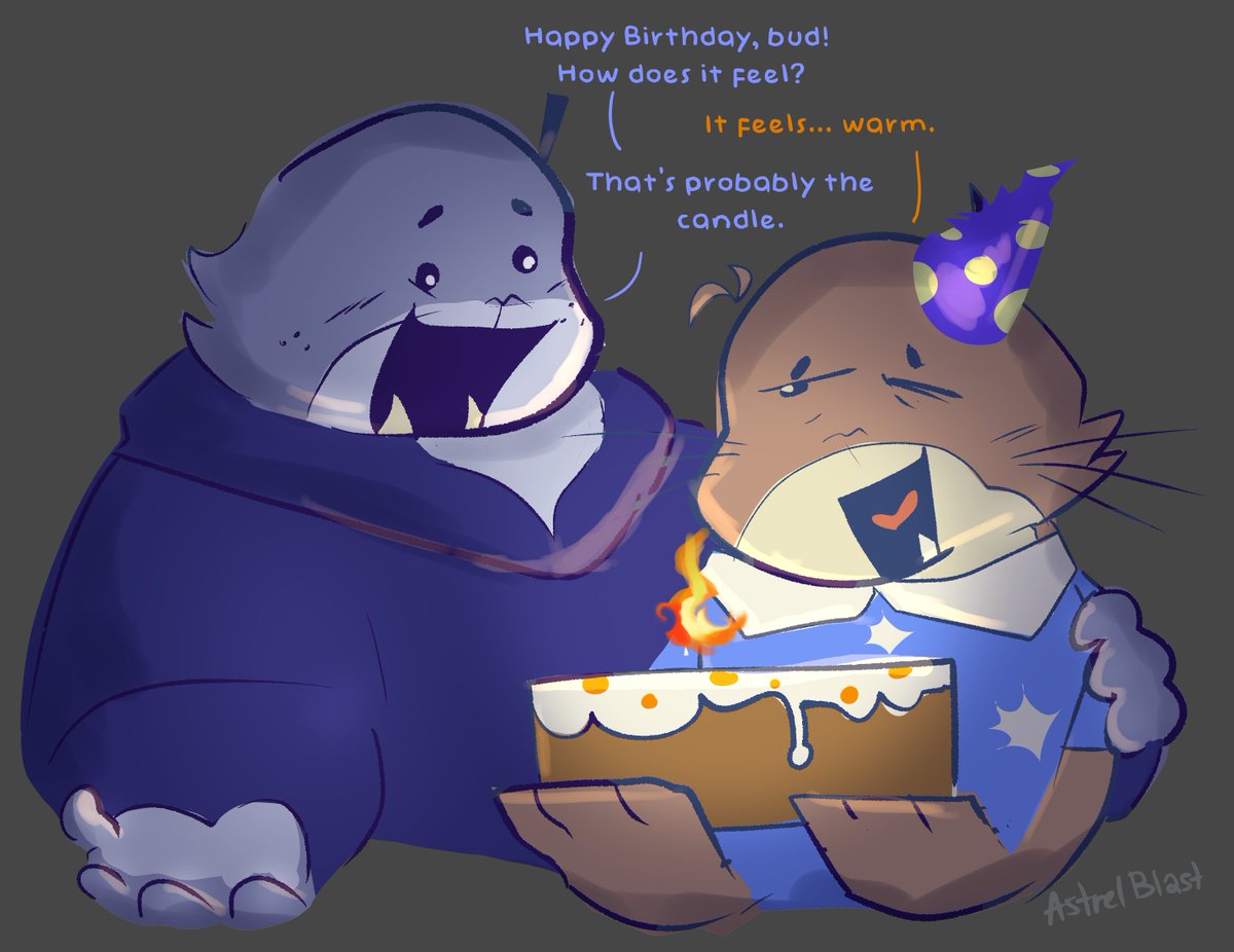 AstrelBlast's tweet photo. it my birthday today 🦭 https://t.co/MrqxQvWIOr