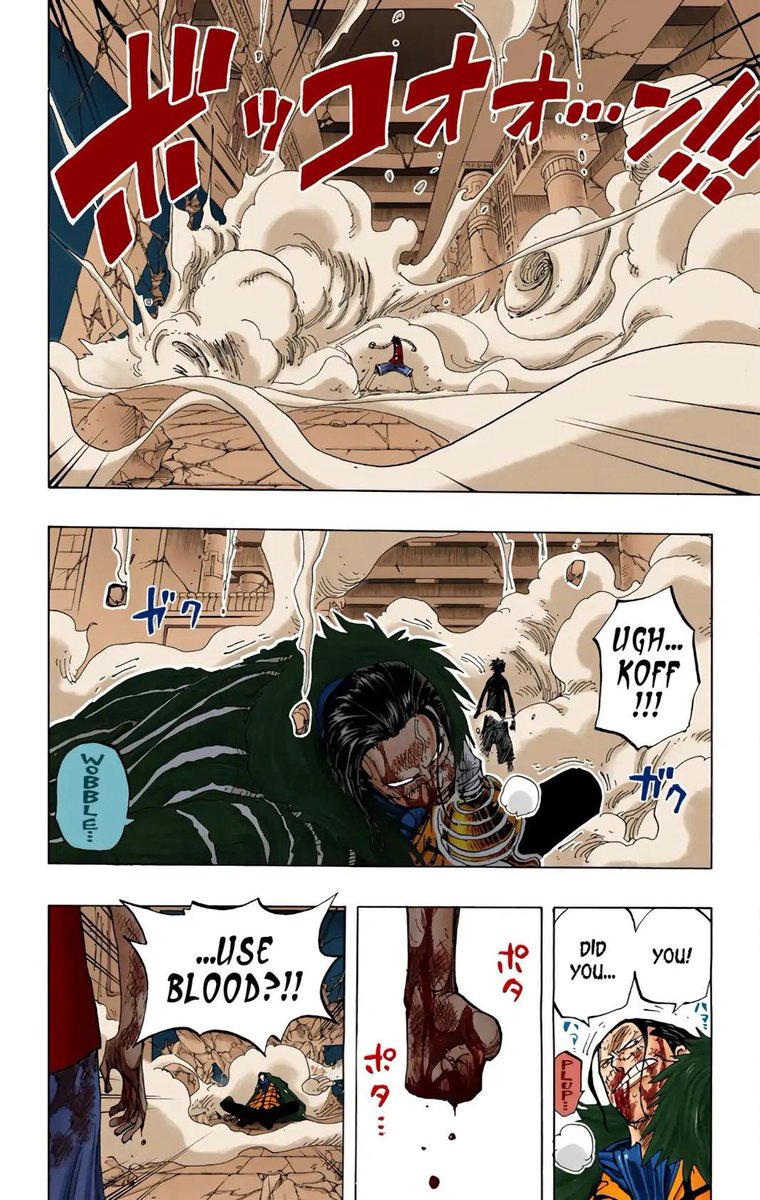 coro0tta's tweet photo. hc that the reason Croc is so taken aback here is bc Luffy essentially performed a Mesoamerican bloodletting ritual. said rituals were performed to prove a new king as worthy by giving life energy back to the earth crocodile god in return for the sacrifice it made to create them https://t.co/ZdxHkW9WUm