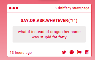 tiff_lmaooo's tweet photo. WHAT IF INSTEAD OF DRAGONDUDES3 IT WAS DRAGONIDIOTS3 AND SHE WAS A STUPID FUCKING IDIOT https://t.co/L8M8cSAdc9