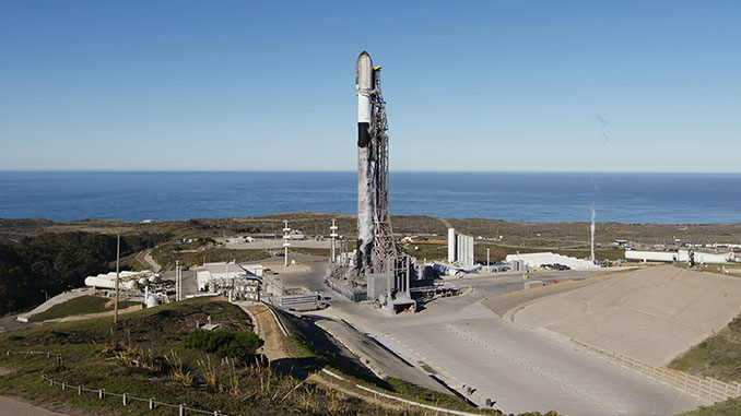 SpaceflightNow's tweet photo. SpaceX is getting ready to launch 24 Starlink satellites from Vandenberg Space Force Base in California. Liftoff is scheduled for 8:08 p.m. PDT (11:08 p.m. EDT / 0308 UTC). https://t.co/af3zHFf9m2 https://t.co/kK0GbiySDQ