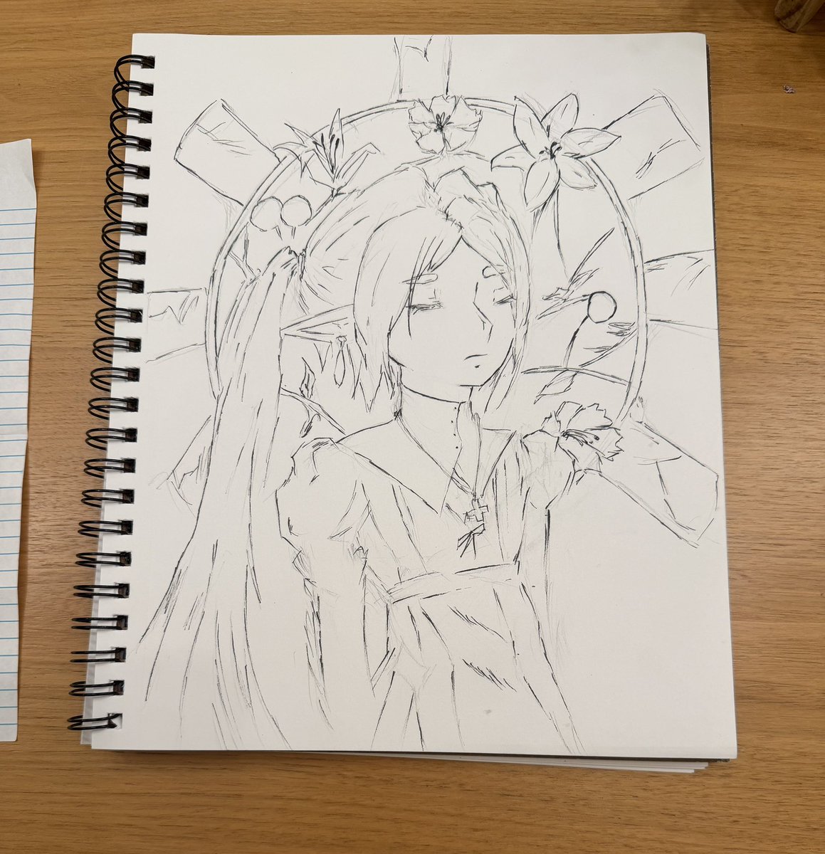 RealMofuto's tweet photo. Trying pencil and paper 

#frieren #animeart #mangaart #smallartist https://t.co/hlGNVe8rtt