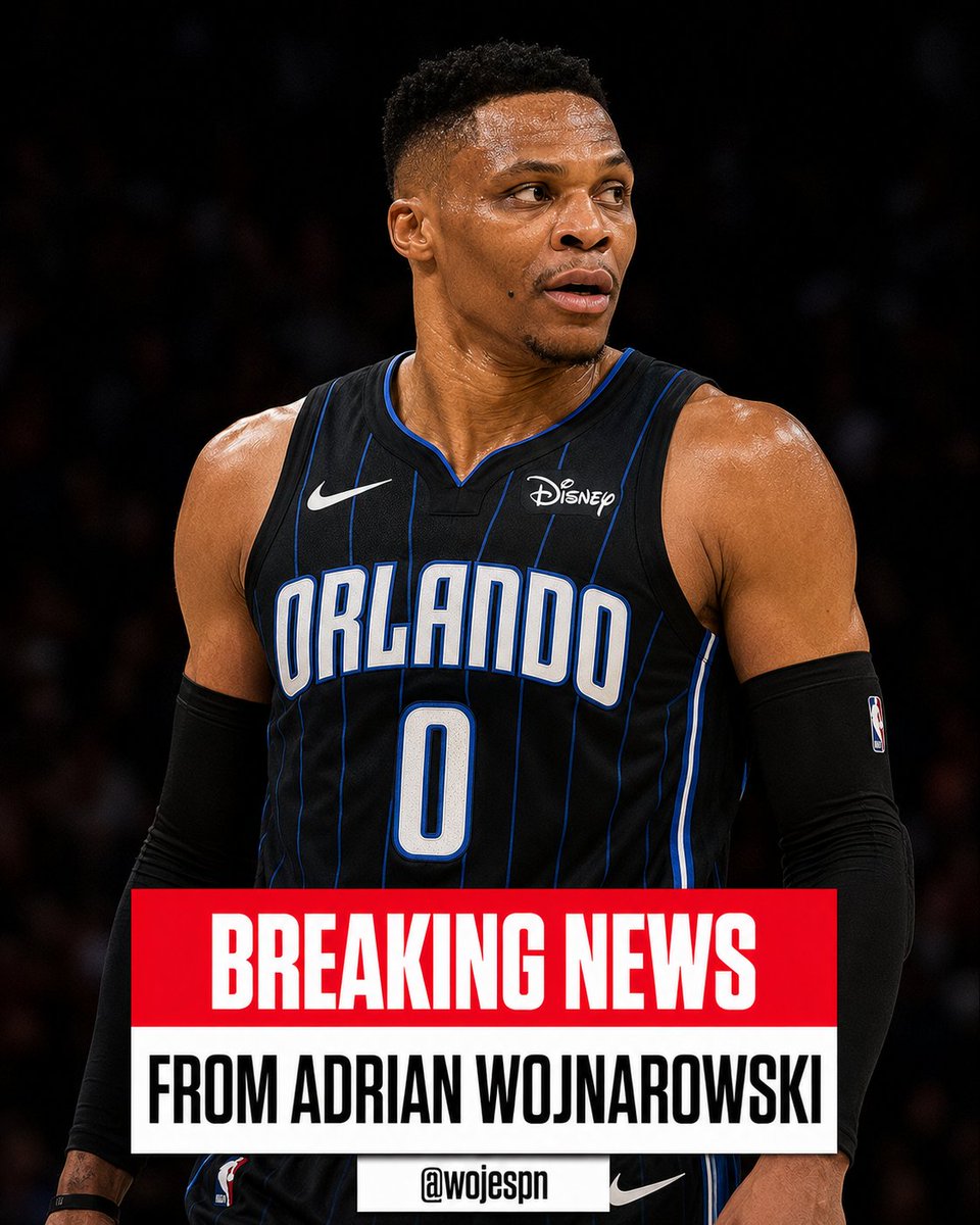 MuseAE5's tweet photo. BREAKING: Russell Westbrook is returning to the Orlando Magic on a 5 year deal worth $253.23 million. https://t.co/CoFWbridk6