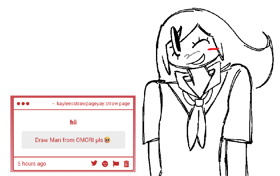 Tai4b2017734's tweet photo. Mari from Omori (another strawpage req) (and I know nothing about Omori) #omori #omorimari #dystopian #hopecore #frutiageraero #heal https://t.co/pjZyjqKoNU
