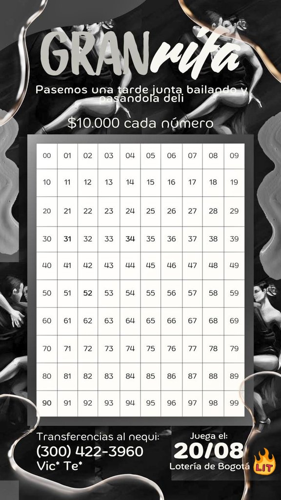 Pareja_rola_sw's tweet photo. Una tarde de pura rumba, baile y complicidad con la hotwife. 🥂✨ Separa tu número por Nequi antes de que se agoten los cupos. 
¡Juega este 20 de Agosto con la Lotería de Bogotá!
Dm https://t.co/FoSnlyE7fb