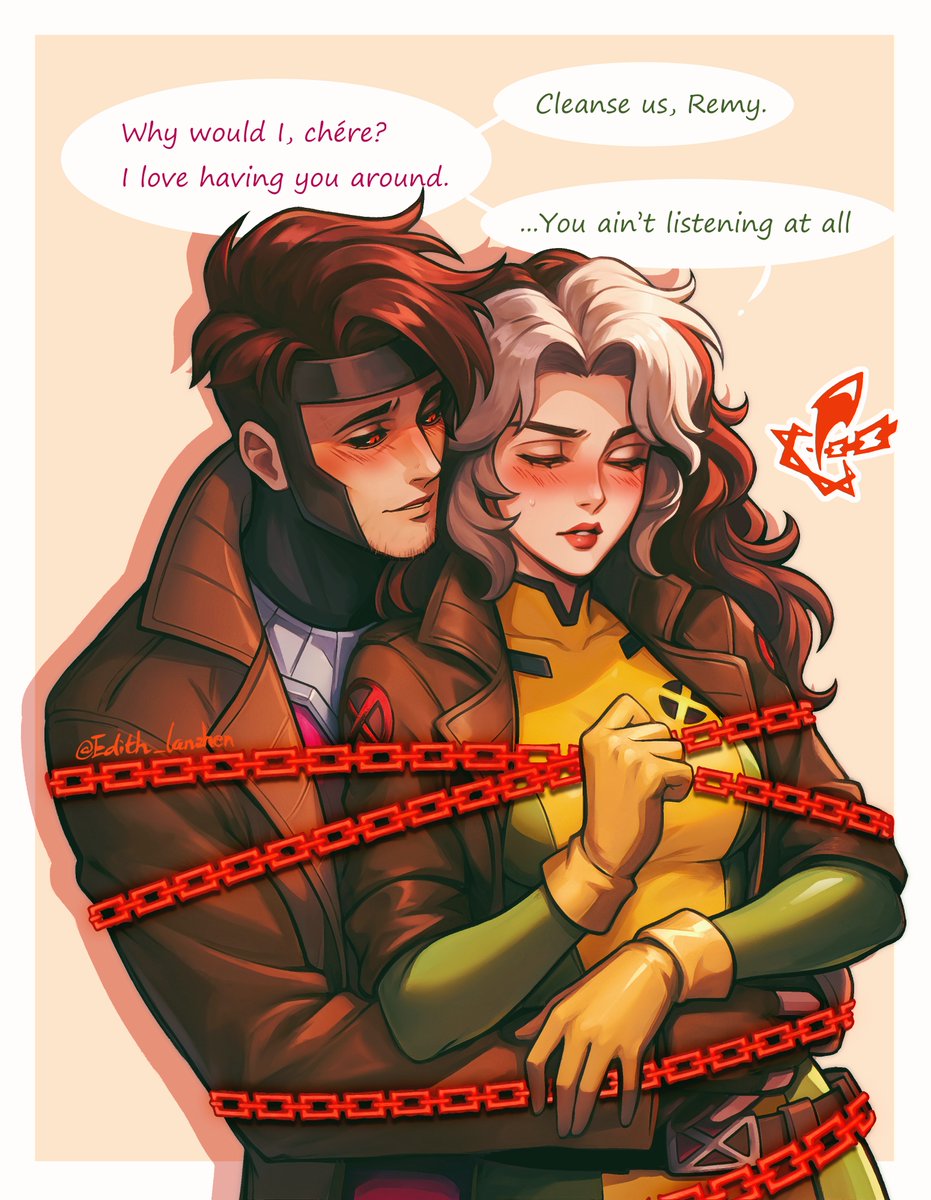 Edith_lanzhen's tweet photo. gambit likes this team-up💕 #romy https://t.co/GmqKzoim8d