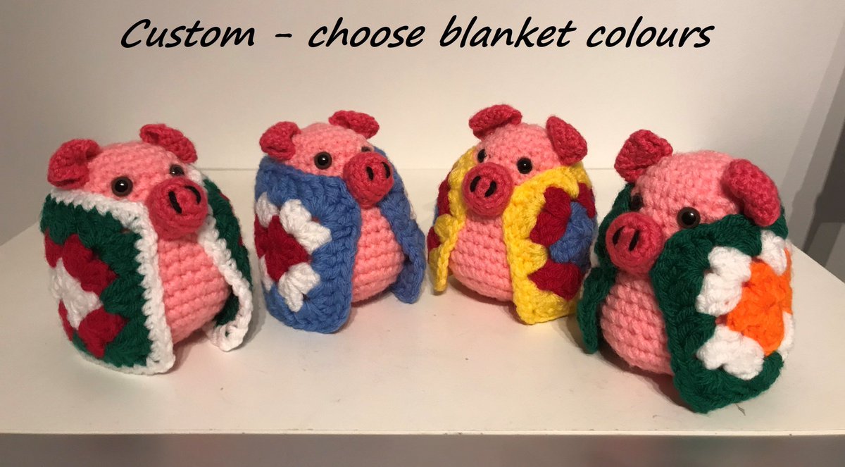 anthonybrighton's tweet photo. Custom Pig in a blanket - https://t.co/GUrV9yZ5cb - #Piginablanket #Pig #anthonybrighton #ATEtsyRT #amigurumi #handmade #etsy #etsyretwt #crochet #custom https://t.co/ioNgW1su2a