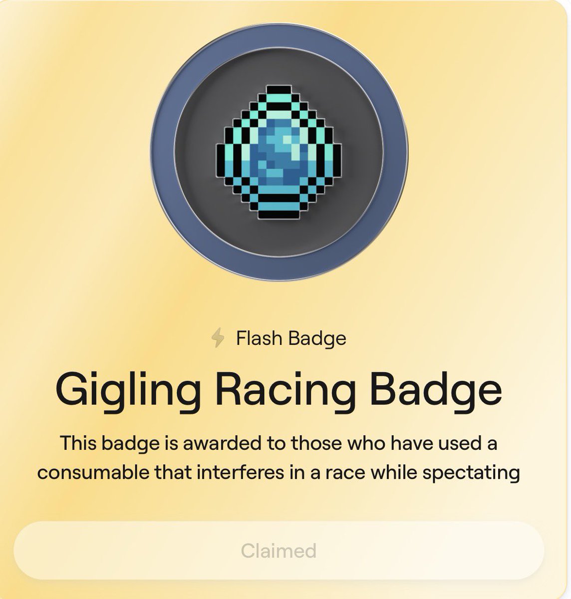 realvickyj's tweet photo. Just claimed my gigling racing abstract badge ✳️ thank you @oleeeeeee_ for this simple tut https://t.co/DeiJI3ZiIJ