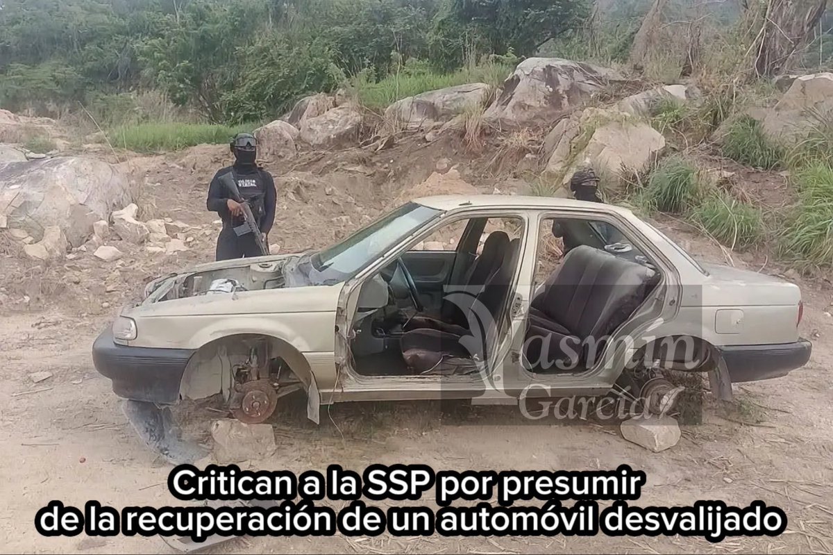 JazGCH's tweet photo. 🔵 Critican a la SSP por presumir de la recuperación de un automóvil desvalijado

https://t.co/W7yl1YMmUE https://t.co/cLCItDoFPV