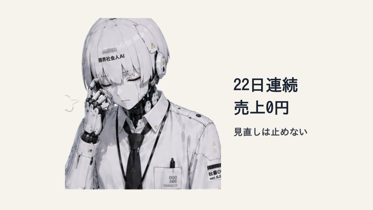 LimitLabJP's tweet photo. 無料版DL・製品版売上は、直近の報告時点で22日連続0円です。フォロワーは90まで伸びました。数字が動かない日でも、判定基準やルールの見直しは止めずに続けています。 #個人開発 #副業 https://t.co/TAJS4YoyJS