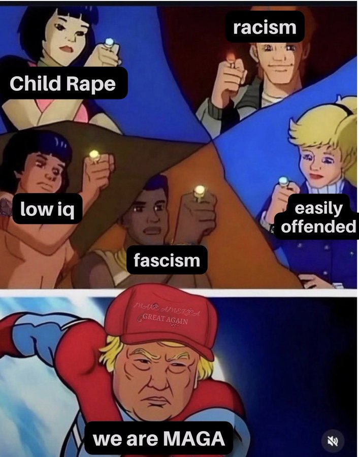 jsgaetano's tweet photo. @realTuckFrumper Turns out only the pedophiles are hanging on.
#ConservativesCantGovern
#MAGA #Fascism #NaziGOPKKK
#PutinsPuppets #Jan6thTerrorists
#TeabagTerrorism #LockThemUp
#GOPederasts #KiddieDiddlers https://t.co/gBThNvbSWL