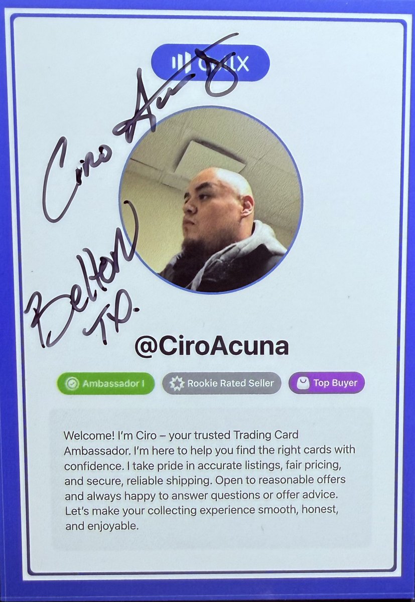 KilosOfKards's tweet photo. @CollX_App @nsccshow @Whatnot I will make it to the #national one day but let me buy some cards on #collx and let me get ready for my own booth haha 🤣 baby steps and if your watching this im buy and doing a little selling to! Look me up on collx https://t.co/CqEWbEx0vn https://t.co/25AORy7viX