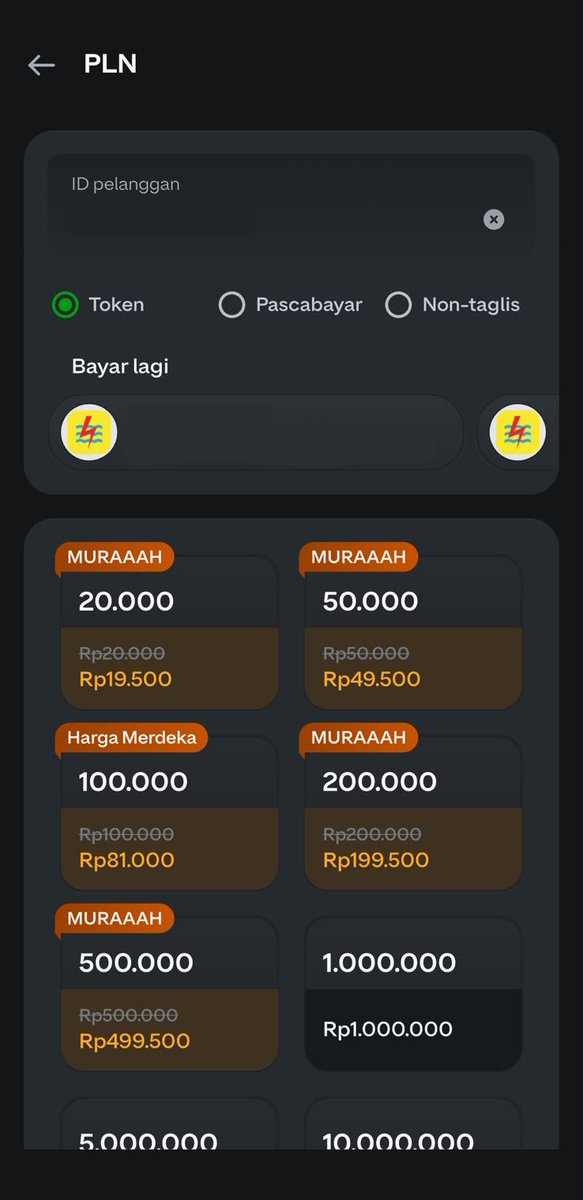 bailabya's tweet photo. Baru tahu ada promo #TOKENPLN81RIBU 😍 Token PLN 100rb cuma bayar Rp81.000 lewat aplikasi GoPay, hemat maksimal! https://t.co/3leDZMcNSr