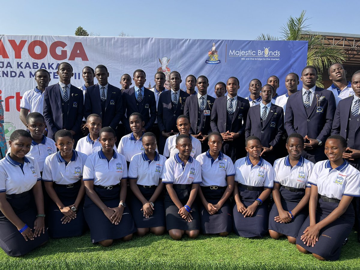 naalya_schools's tweet photo. Naalya Secondary School Bweyogerere campus joins Buganda Kingdom at Watoto church as we mark 33 years of a successful Reign of His Majesty Ronald Muwenda Mutebi II. https://t.co/9HaJmqdPS0