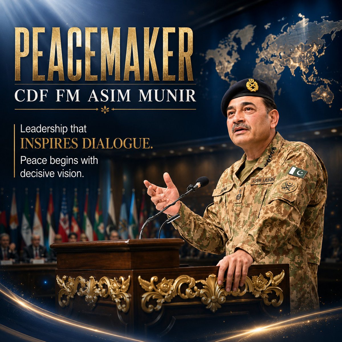 Nailakhan101's tweet photo. Pakistan continues to contribute to international peace efforts through its longstanding commitment to UN peacekeeping missions.
#CDFForGlobalPeace
#BehindYouCDF
#CDFPeaceVision
#StandWithPakArmy
#CDFPeaceMission https://t.co/q6xBJFkuYj