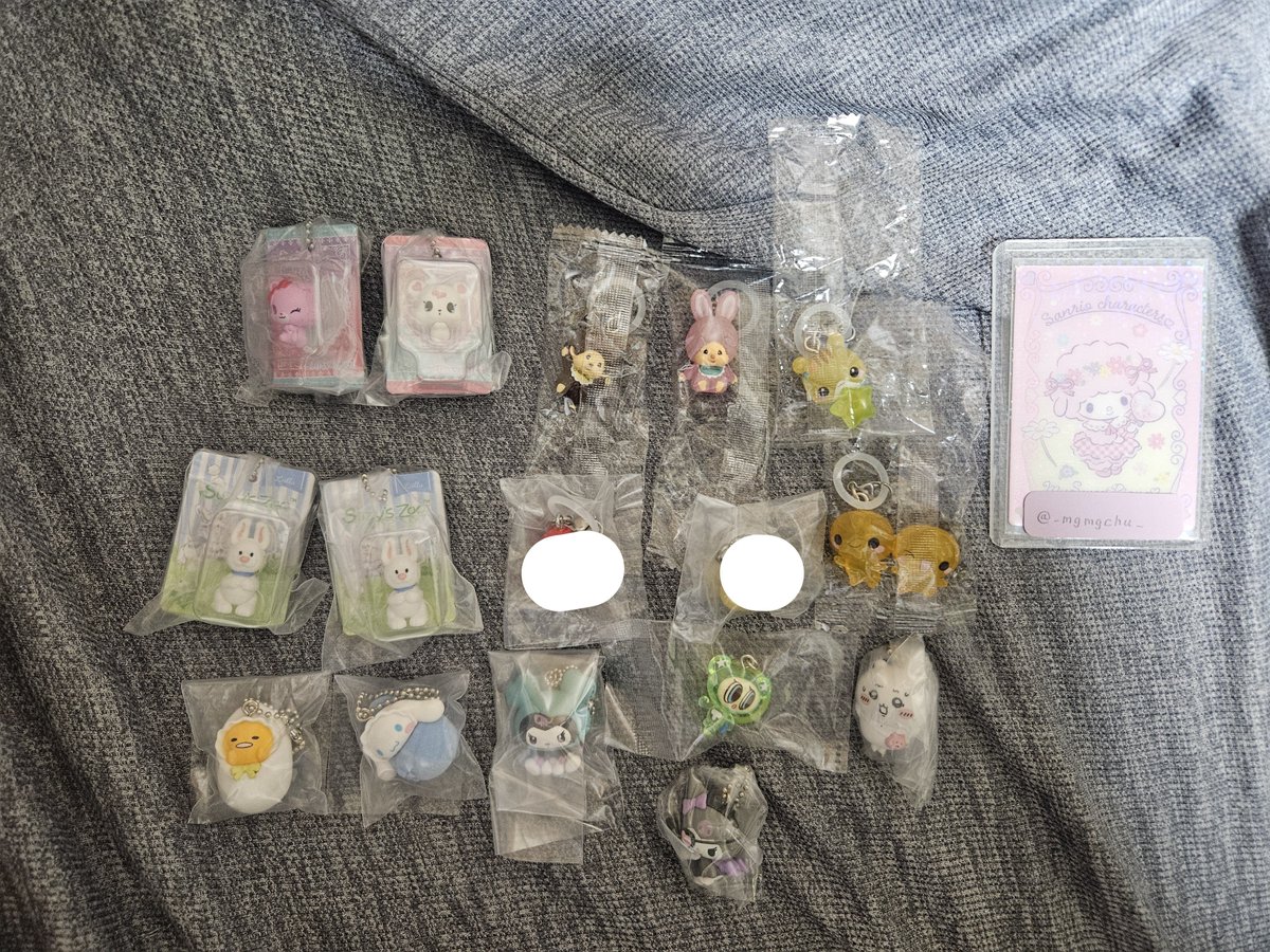 _mgmgchu_'s tweet photo. めじるしアクセサリー めじるしチャーム 目印 パッケージチャーム ジュエルペット サンリオ ちいかわ しずくちゃん ナルミヤ モンチッチ 交換 買取

譲 画像
求 1枚目(200/個) 2枚目(300/個) ＋送料での買取
⚠️ジュエルペット・モンチッチは定価＋送料

まとめて大歓迎です◎
お気軽にお声掛けください https://t.co/4Sb9f0TVZx
