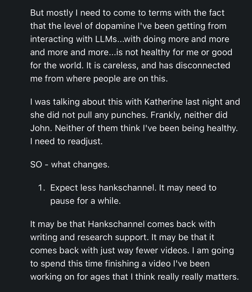 Hank Green Halts Content Amid AI Usage Debate