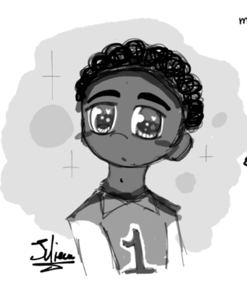 Yojojulieeeeee's tweet photo. thanks @IFHYAOI for making me draw Jordan in moe style. The character on the right that's on top of jordan's head doesn't belong to me.
#art #fhfif #cartoonnetwork https://t.co/8GaT4P9kIQ