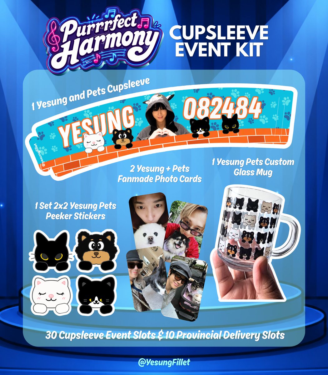 yesungfillet's tweet photo. Join us for Purrfect Harmony: Yesung Day Cupsleeve Event 2026 as we celebrate Yesung with fellow Clouds and ELF! ☕🎉

📅 August 22, 2026 (Sat)
🕑 2:00 PM – 5:00 PM
📍 ZUS Coffee Southgate Mall (Magallanes MRT)

🔗 https://t.co/lCX0OYBTJe

#PurrfectHarmony2026 #예성 #YESUNG https://t.co/l5WRGYKTAG