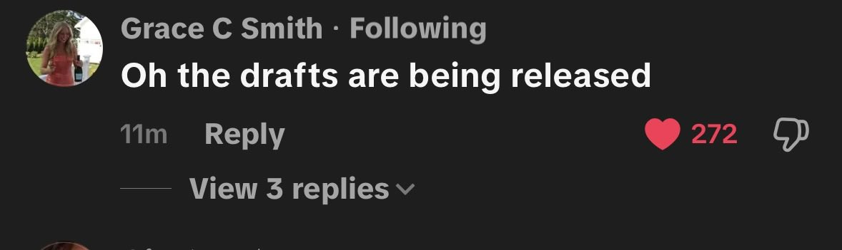 slafbrinii's tweet photo. smitty released one of the drafts, willmack tiktok, and wmack271, life is beautiful https://t.co/qIX3rF9rzW