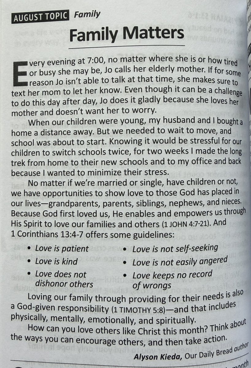 MarkPerfinan's tweet photo. Family Matters #AugTopic #ourdailybread https://t.co/p1hmX0ZbuA