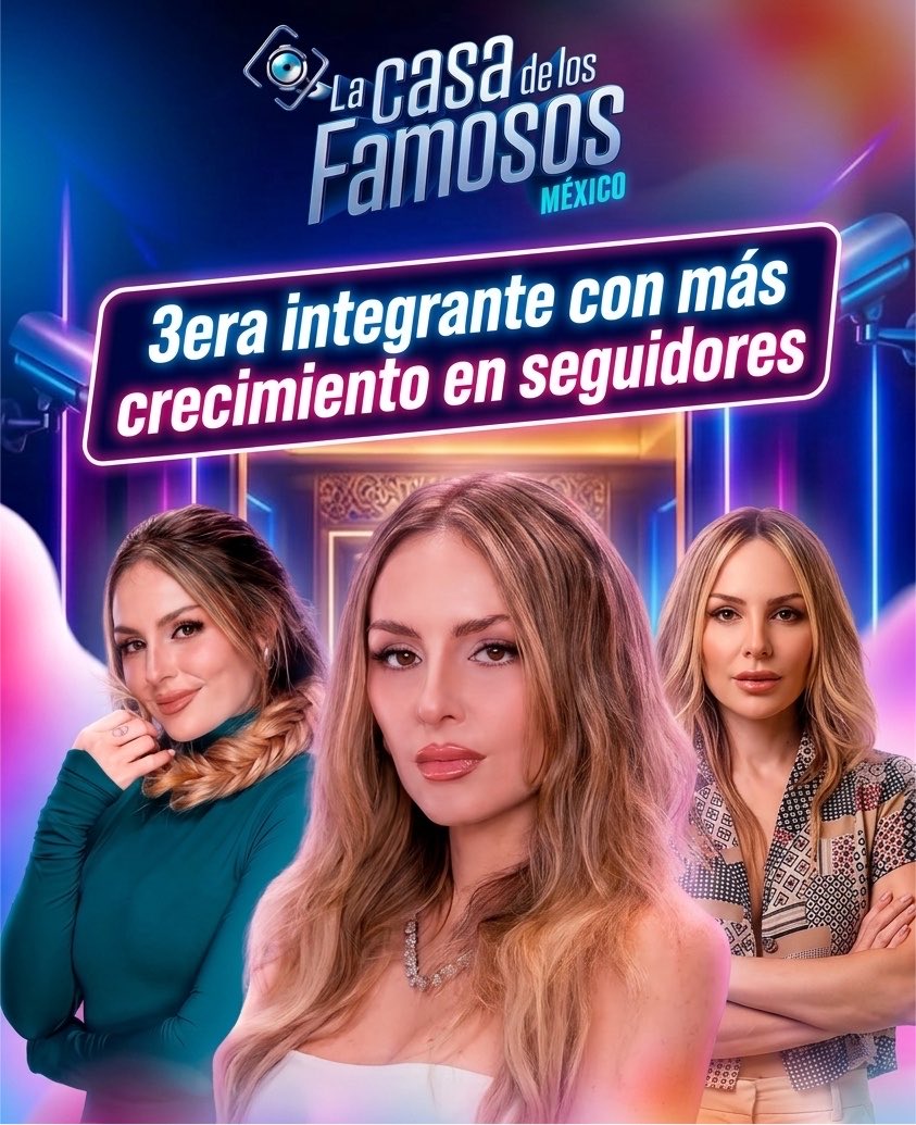 Kouferis's tweet photo. 🚨🚨🚨 ¡ICÓNICA!

Con un impresionante crecimiento de 95 mil seguidores en Instagram en tan solo 5 días, Gema Garoa se convierte en la tercera habitante con más seguidores ganados desde el inicio del programa🔥📈✨

#LaCasaDeLosFamososMéxico #LCDLFMx #LaCasaDeLosFamososMx https://t.co/wZsz4tOwzn