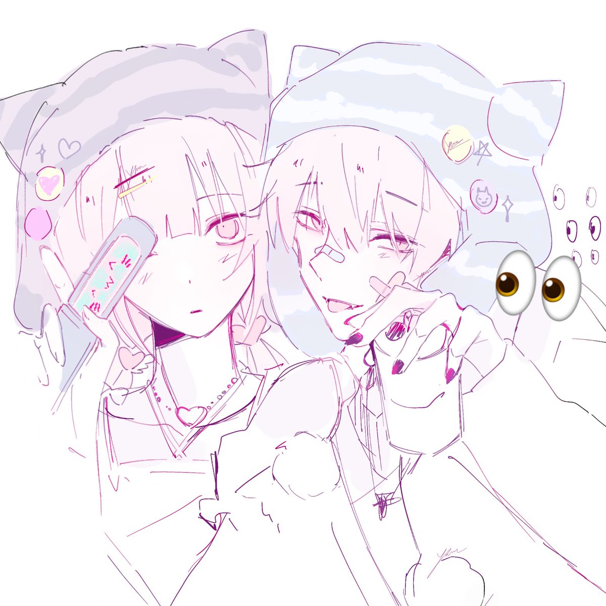 xfstrs's tweet photo. xixi theres a weirdo on ur left dont look #linkclick https://t.co/OPjKKqufhN