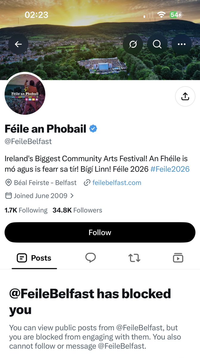 JanesReceipts's tweet photo. Et tu Féile. It’s been incredible to see how the West Belfast festival, dependent on free content created by others, venues given for free &amp; millions from taxpayers is doing crisis management. Blocking out criticism &amp; censorship because they’re discriminatory. @ArtsCouncilNI 👇🏼 https://t.co/vDZ01vdgur