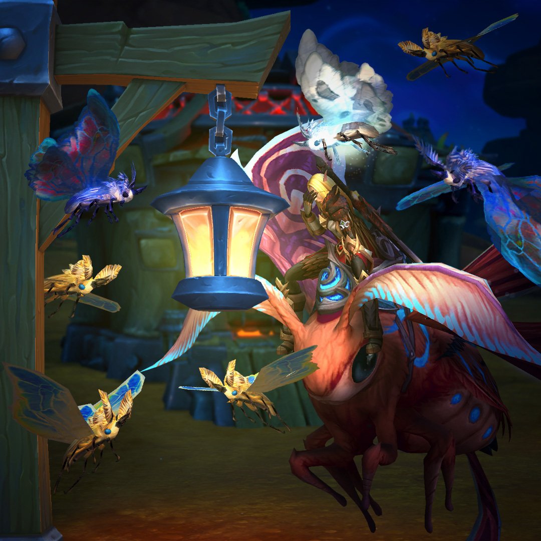 WarcraftLATAM's tweet photo. Consejo de iluminación en exteriores: aléjala de las polillas 💡 https://t.co/KrYYHfOn6d