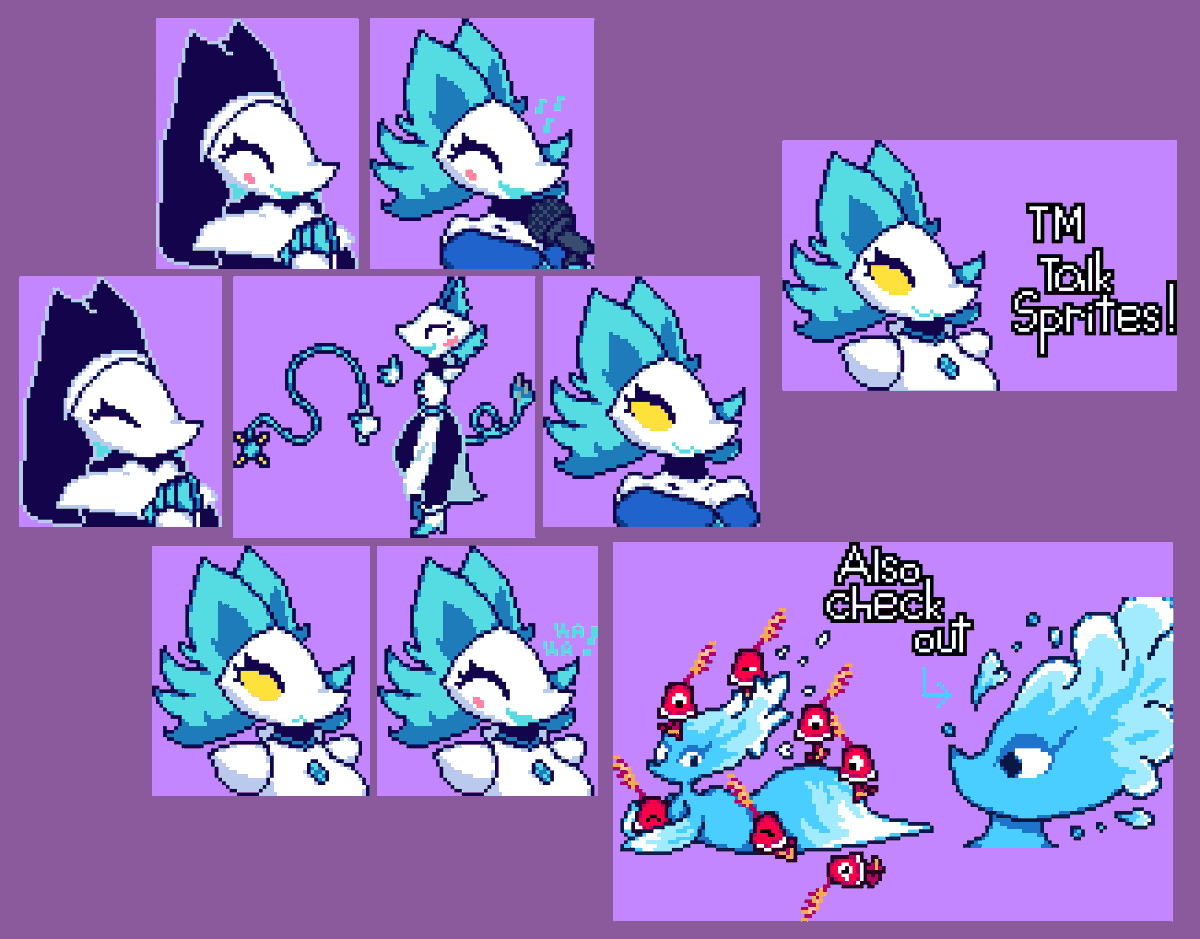PentagonSprites's tweet photo. Tasque Manager Talk Sprites NOW AVAILABLE!!!!

Enjoy and have fun with them!!!!!!! (give credit if you do :3c) #Deltarune https://t.co/p6uququDs9 https://t.co/4CCpIphzWv