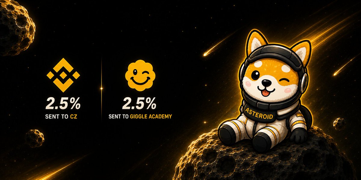 asteroid__bsc's tweet photo. 2.5% of the ASTEROID supply has been sent to @cz_binance, with another 2.5% sent to @GiggleAcademy ☄️

CZ donation:
https://t.co/CBWMYHQJfI

Giggle Academy donation:
https://t.co/jyZJgyiYFh https://t.co/jqEmipyjnx