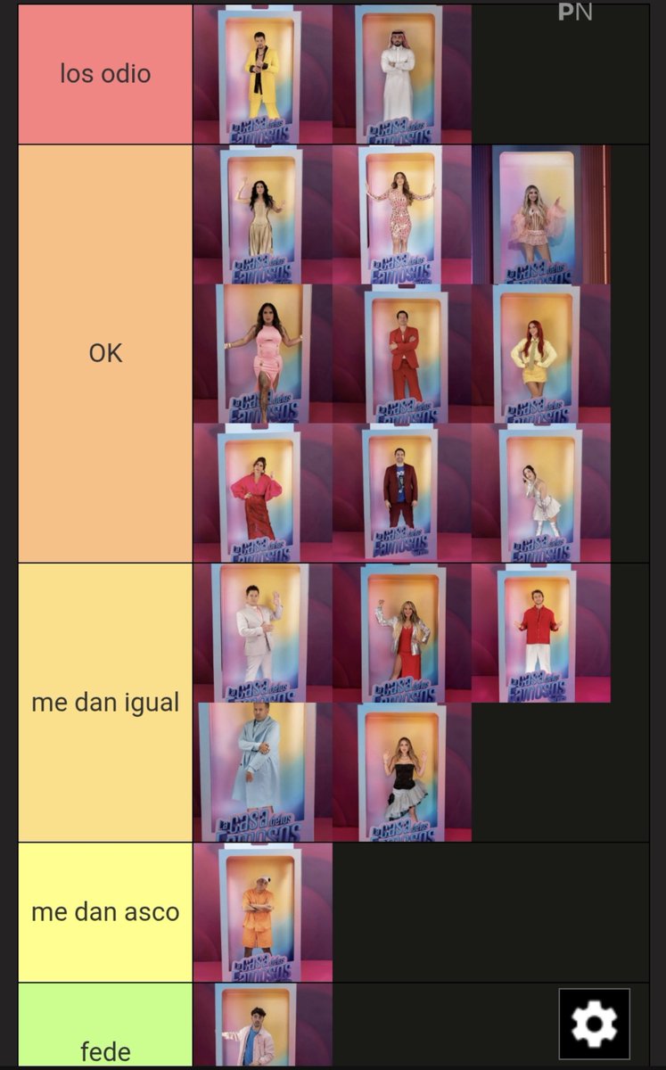 bospair's tweet photo. asi las cosas hasta ahora para mí con esta casa de los famosos https://t.co/UC41Krz36M