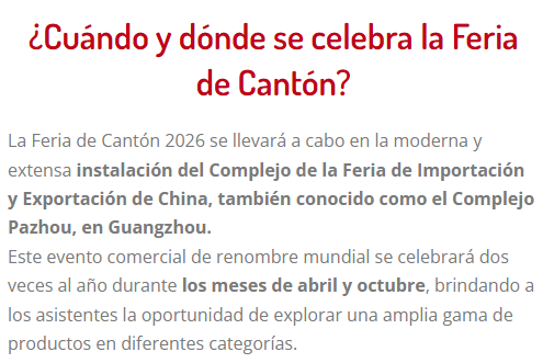 paraimportar's tweet photo. La 140.ª Feria de Cantón Sesión Otoño 2026
https://t.co/ZW8Syvo8t6 Proveedores, productos y más!
Fase 1: Manufactura / 15-19 Oct.26
Fase 2: Hogar / 23-27 Oct.26
Fase 3: Calidad de Vida / 31.Oct - 04Nov.26
Nos ocuparemos de: hotel, transporte, registro, acceso, agenda y mucho más! https://t.co/LmqzT4x6uO