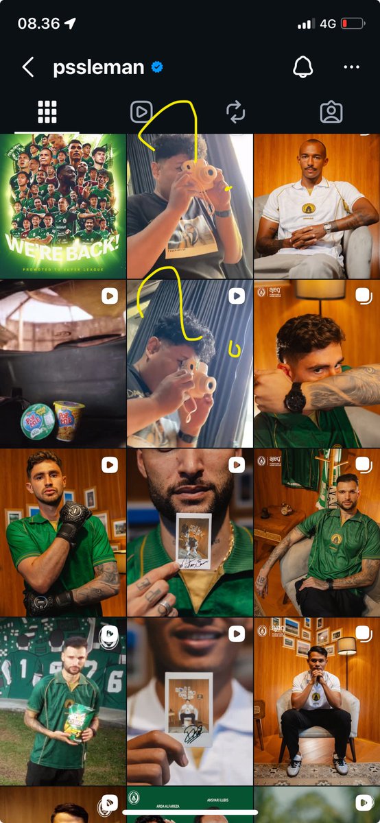 heihelloter's tweet photo. @PSSleman iki emang digawe sampul videone mas2 polaroid udu pemain anyar kah? https://t.co/4gZMmuBXIi