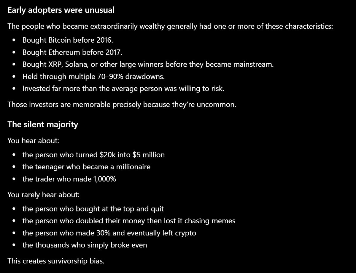 MoonLamboio's tweet photo. @CredibleCrypto Sadly it's true that most people never make life changing wealth in crypto, but that doesn't mean the opportunity isn't real.

As I always say, we as investors are our own worst enemies when it comes to investing.

If this doesn't work out for me, its probably my fault. https://t.co/SZ138bbgSe