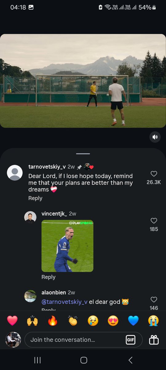 Alferios4's tweet photo. Thing's happen spiritually first.  Someone commented this on Mudryks Instagram post 2 weeks ago 👀🙄 

Pleas someo explain this ? ? https://t.co/YoQ52Ua9nS