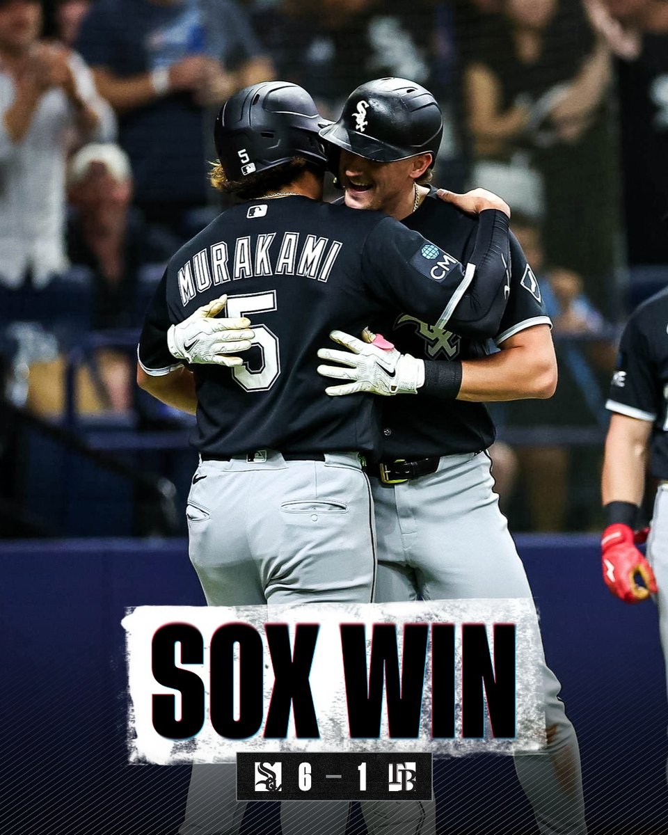 whitesox's tweet photo. FOUR home runs &amp; a White Sox W ‼️ https://t.co/AZXJ75F9Wy