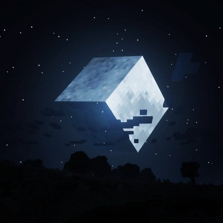 inrecriavel's tweet photo. ❄️ Tinha uma vez um mundo feito só de blocos, onde Alex empunhava sua picareta em busca de aventura, um Creeper espreitava na escuridão, um minério raro brilhava esperando ser descoberto e um bloco perdido flutuava sob as estrelas... Esse mundo era o Minecraft da nossa infância, e cada imagem dessas é um pedacinho dessa história que a gente nunca esquece. ⛏️💎🌌