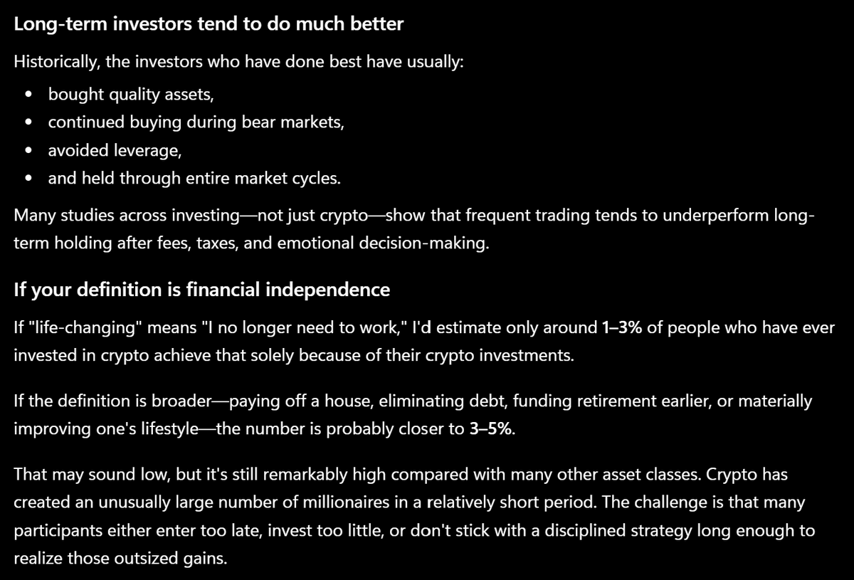 MoonLamboio's tweet photo. @CredibleCrypto Sadly it's true that most people never make life changing wealth in crypto, but that doesn't mean the opportunity isn't real.

As I always say, we as investors are our own worst enemies when it comes to investing.

If this doesn't work out for me, its probably my fault. https://t.co/SZ138bbgSe