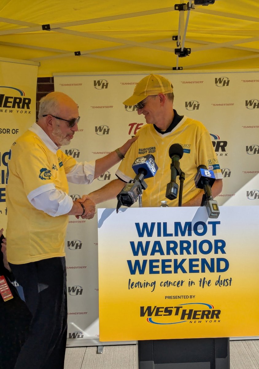 WilmotCancer's tweet photo. Another amazing Survivors Night with the 
@RocRedWings is in the books!⚾️ 

We announced a new Wilmot Warrior Weekend partnership with @WestHerr and continued celebrating our cancer survivors and families on center field. 

Thank you, Rochester, for joining us! ❤️ https://t.co/bs4fd4t8Qz