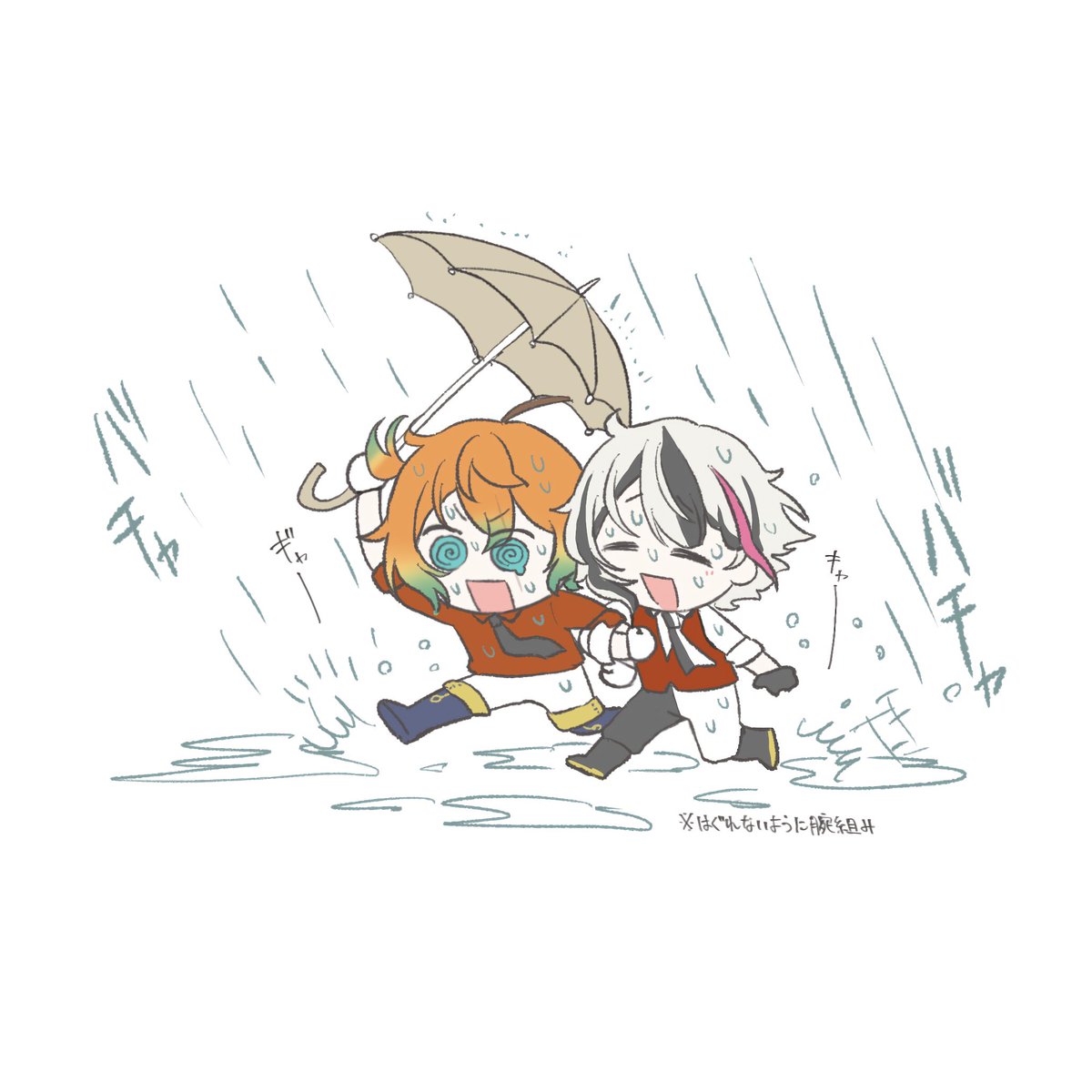 uuuuuroncha__'s tweet photo. ⚠︎実録､代理
昨日のアニカフェ道中、ゲリラ強過ぎて傘が意味をなしてなかった☔️ https://t.co/dkrnbgWKL6