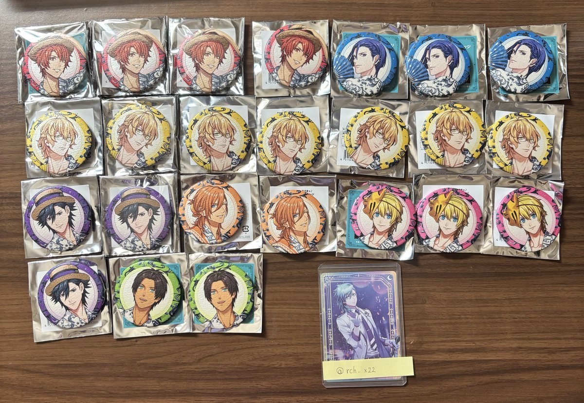 rch_x22's tweet photo. @aimasasyo 初めまして。こんにちは。
検索よりお声掛け失礼いたします。
当方真斗を複数所持しております。8/8池袋にて藍2点と交換は可能でしょうか？
ご検討の程よろしくお願いいたします。 https://t.co/NIe0OqkvYQ