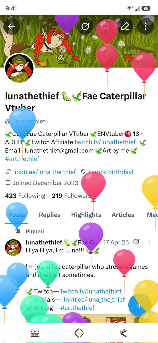 lunathethief's tweet photo. Its balloon day I guess. I feel old, make it stop. https://t.co/4LnCk7gtzo