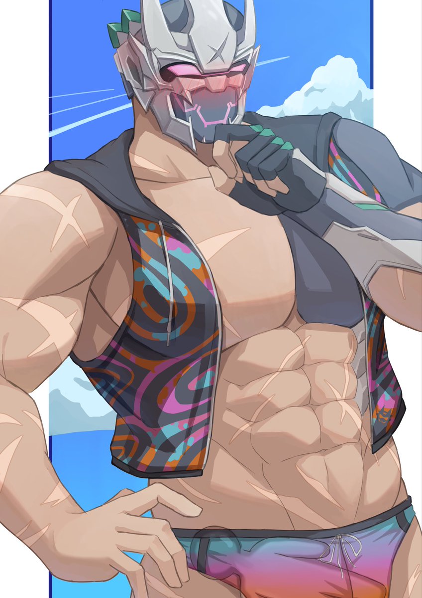 Iorixhatuki's tweet photo. すみません……ダンゾーのマグナムに夢中で柄入れるの忘れてた…… https://t.co/Vd02TfusdK